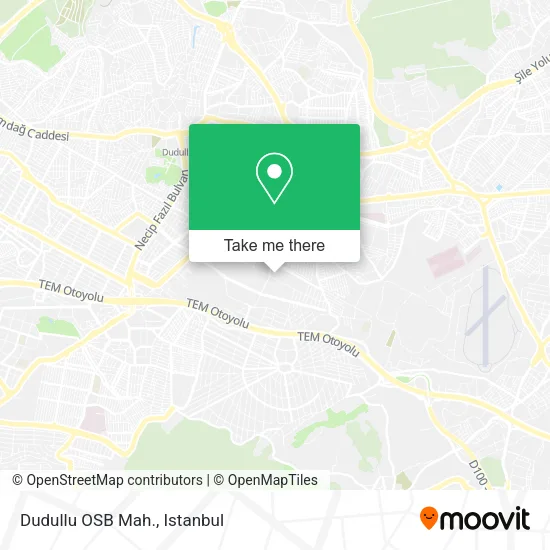 Dudullu OSB Mah. map