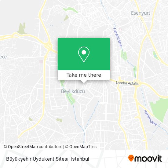 Büyükşehir Uydukent Sitesi map