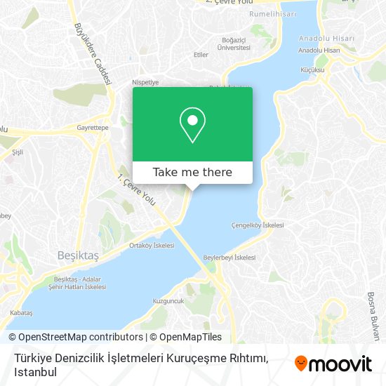 Türkiye Denizcilik İşletmeleri Kuruçeşme Rıhtımı map