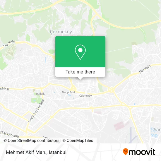 Mehmet Akif Mah. map
