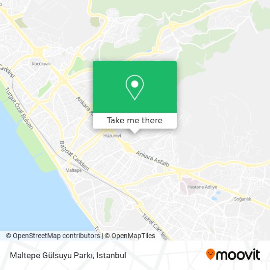 Maltepe Gülsuyu Parkı map