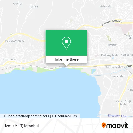 İzmit YHT map