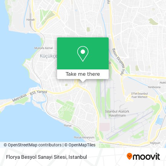 Florya Besyol Sanayi Sitesi map