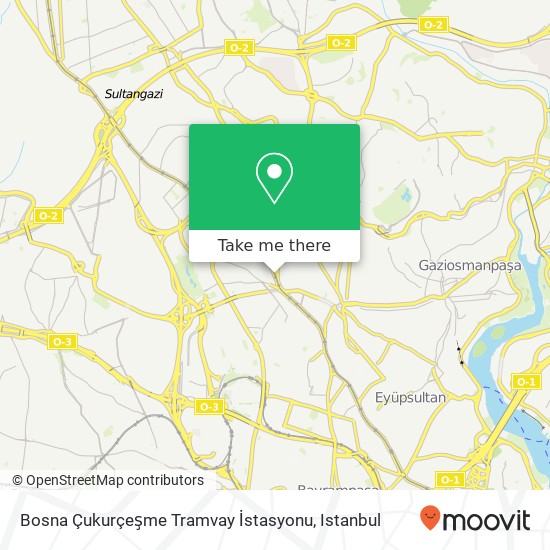 Bosna Çukurçeşme Tramvay İstasyonu map