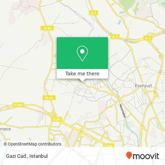 Gazi Cad. map