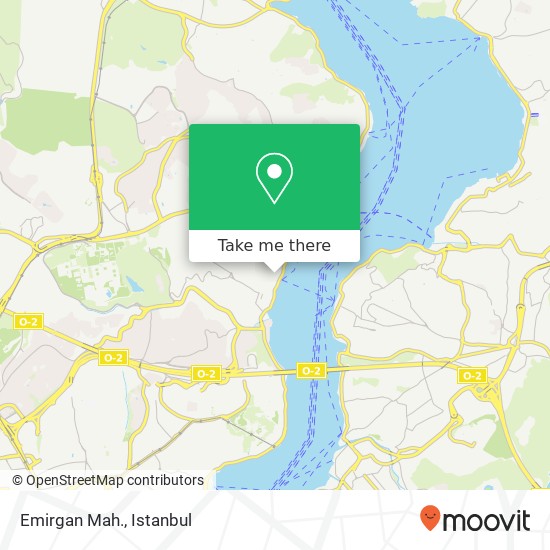 Emirgan Mah. map