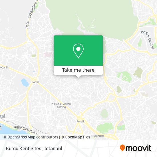 Burcu Kent Sitesi map