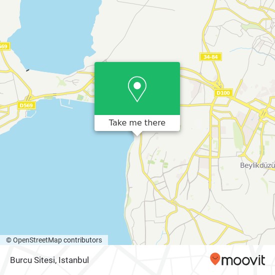 Burcu Sitesi map