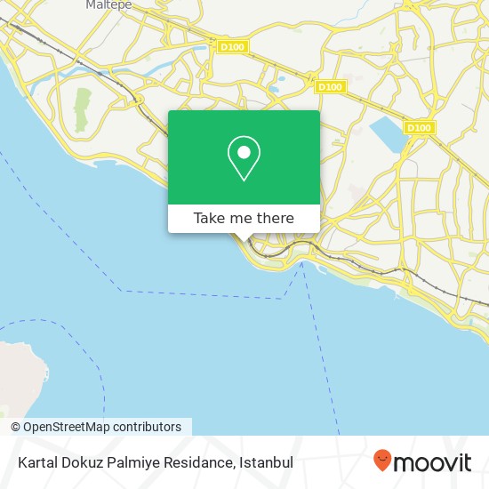 Kartal Dokuz Palmiye Residance map