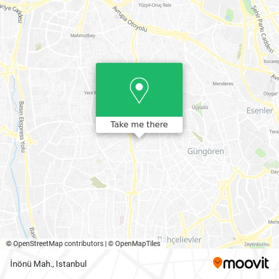 İnönü Mah. map