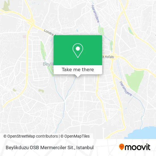 Beylikduzu OSB Mermerciler Sit. map
