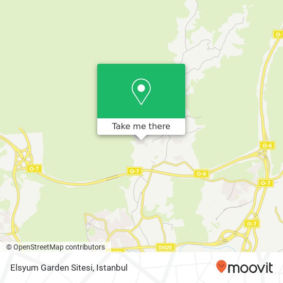 Elsyum Garden Sitesi map