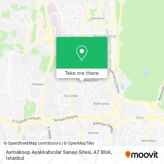 Aymakoop Ayakkabıcılar Sanayi Sitesi, A7 Blok map