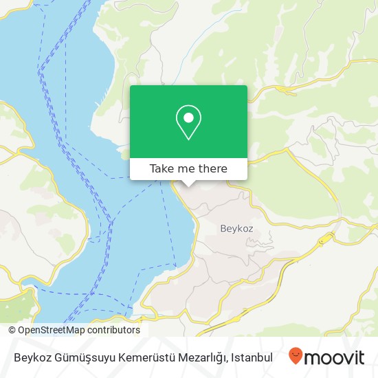 Beykoz Gümüşsuyu Kemerüstü Mezarlığı map