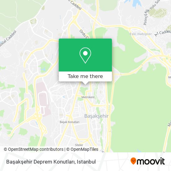 Başakşehir Deprem Konutları map