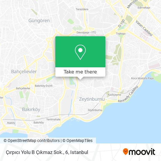 Çırpıcı Yolu B Çıkmaz Sok., 6 map