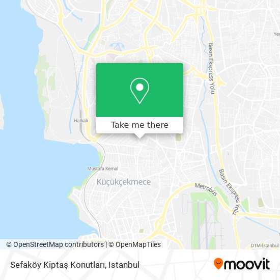 Sefaköy Kiptaş Konutları map