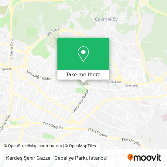 Kardeş Şehir Gazze - Cebaliye Parkı map