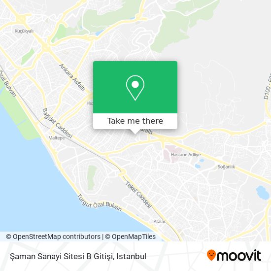 Şaman Sanayi Sitesi B Gitişi map