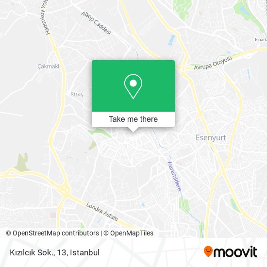 Kızılcık Sok., 13 map