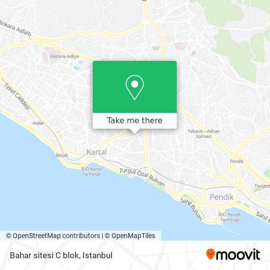 Bahar sitesi C blok map