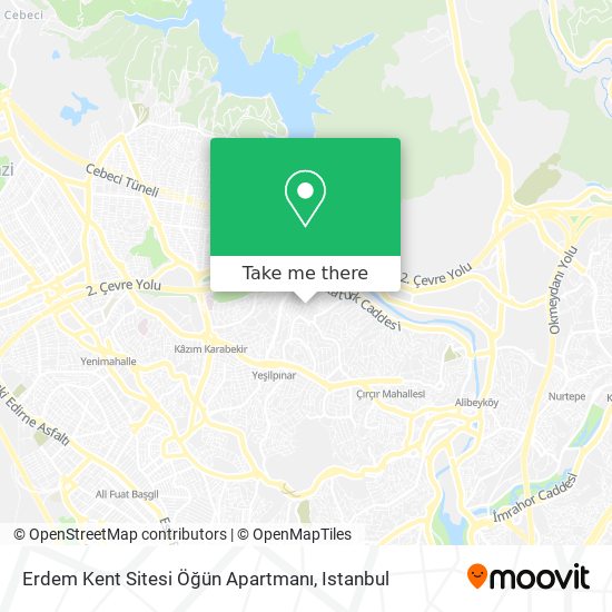 Erdem Kent Sitesi Öğün Apartmanı map