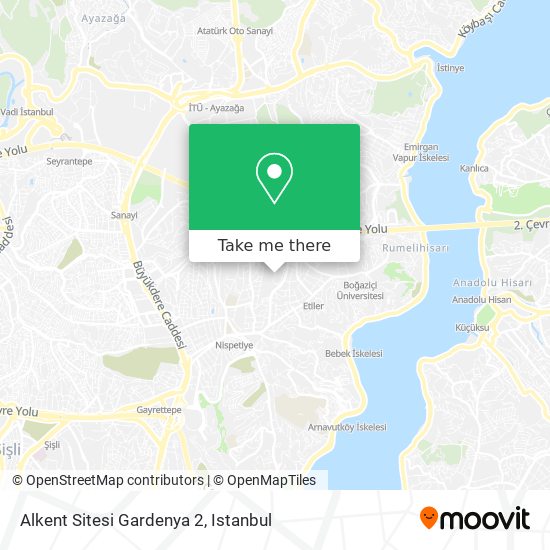 Alkent Sitesi Gardenya 2 map