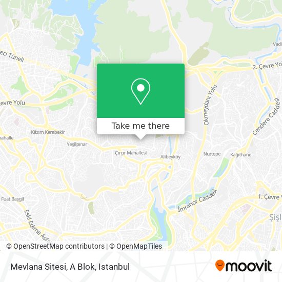 Mevlana Sitesi, A Blok map