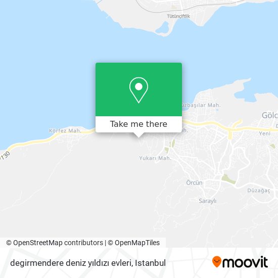 degirmendere deniz yıldızı evleri map