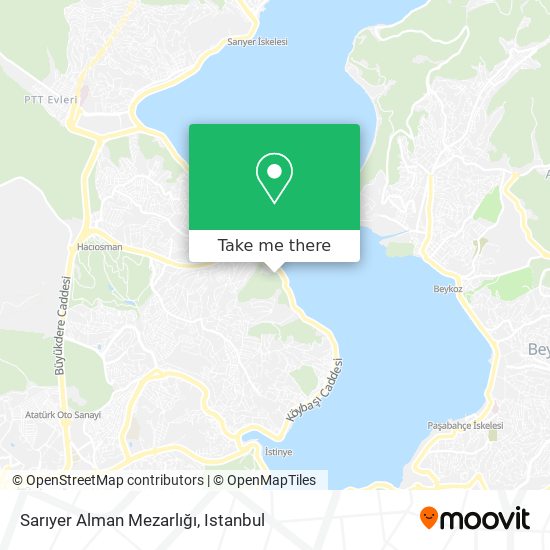 Sarıyer Alman Mezarlığı map