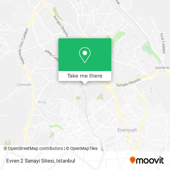 Evren 2 Sanayi Sitesi map