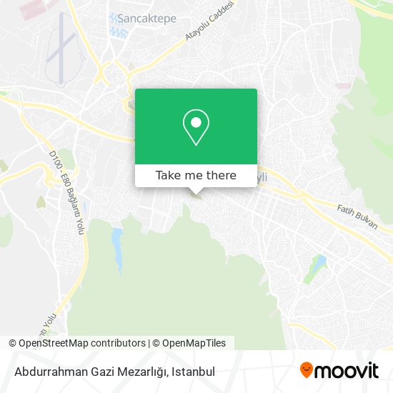 Abdurrahman Gazi Mezarlığı map