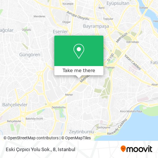Eski Çırpıcı Yolu Sok., 8 map