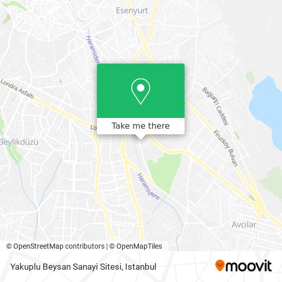 Yakuplu Beysan Sanayi Sitesi map