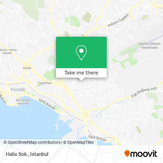 Halis Sok. map