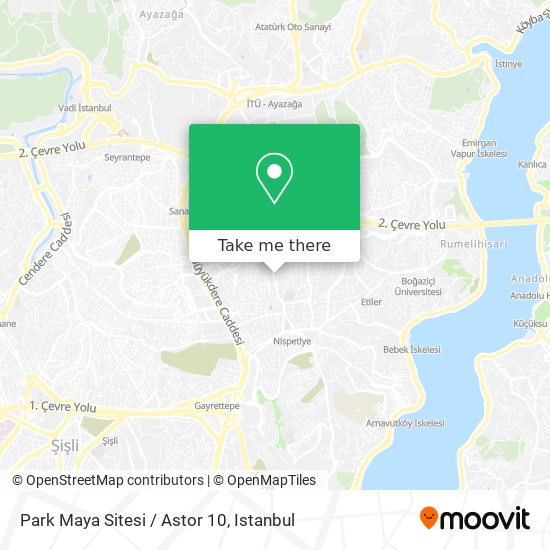 Park Maya Sitesi / Astor 10 map