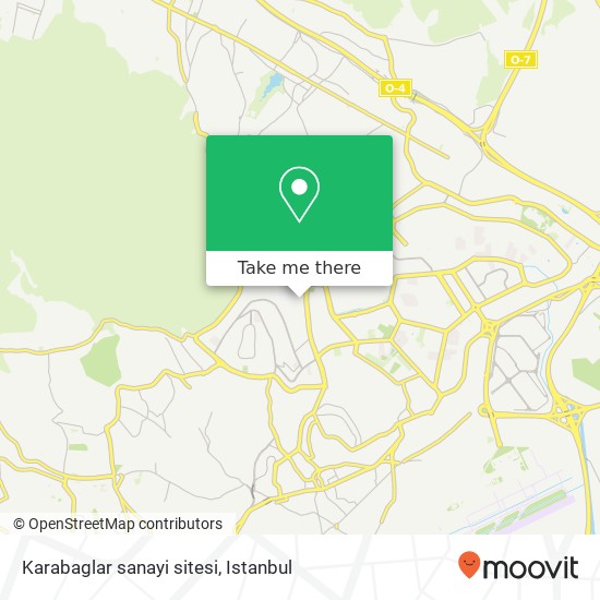 Karabaglar sanayi sitesi map