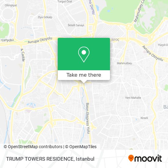 TRUMP TOWERS RESIDENCE map