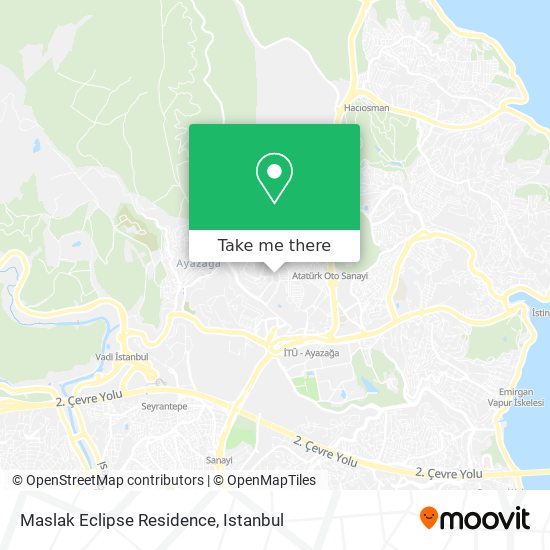 Maslak Eclipse Residence map