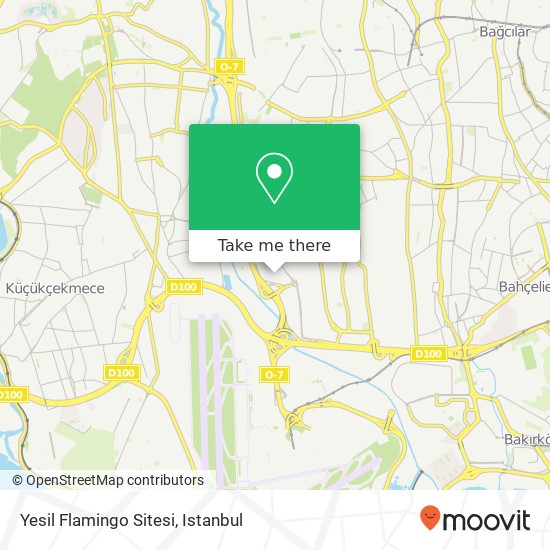 Yesil Flamingo Sitesi map