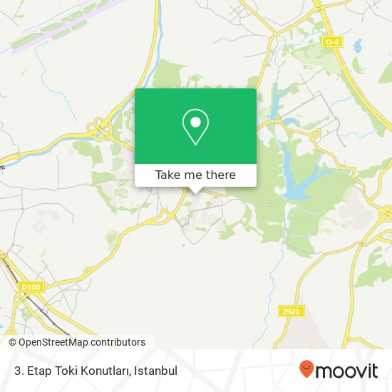 3. Etap Toki Konutları map