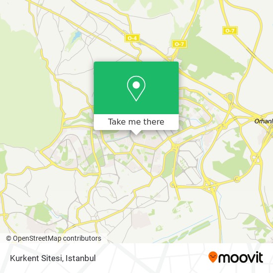 Kurkent Sitesi map