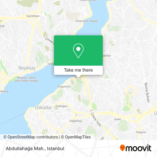 Abdullahağa Mah. map