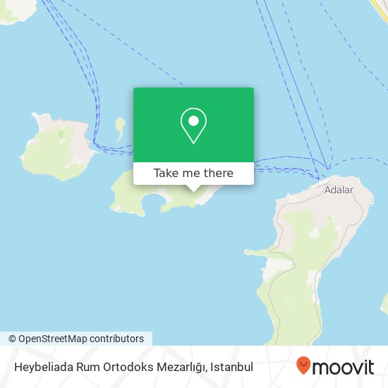 Heybeliada Rum Ortodoks Mezarlığı map