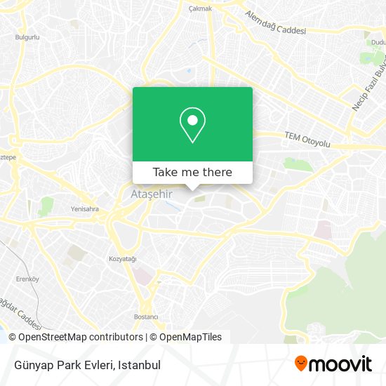 Günyap Park Evleri map