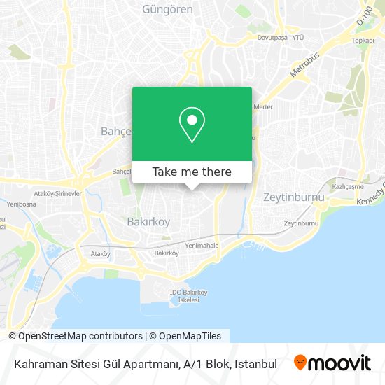 Kahraman Sitesi Gül Apartmanı, A / 1 Blok map