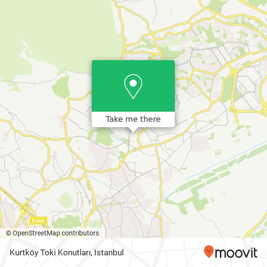 Kurtköy Toki Konutları map