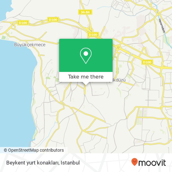 Beykent yurt konakları map