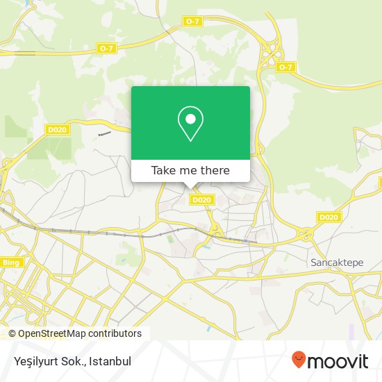 Yeşilyurt Sok. map