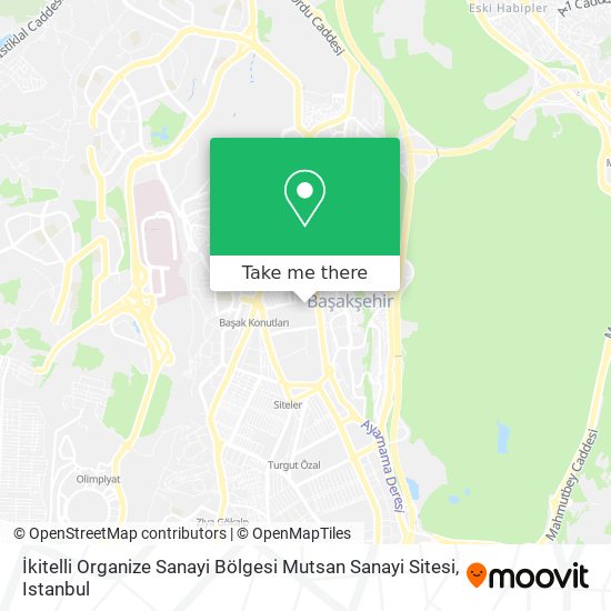 İkitelli Organize Sanayi Bölgesi Mutsan Sanayi Sitesi map